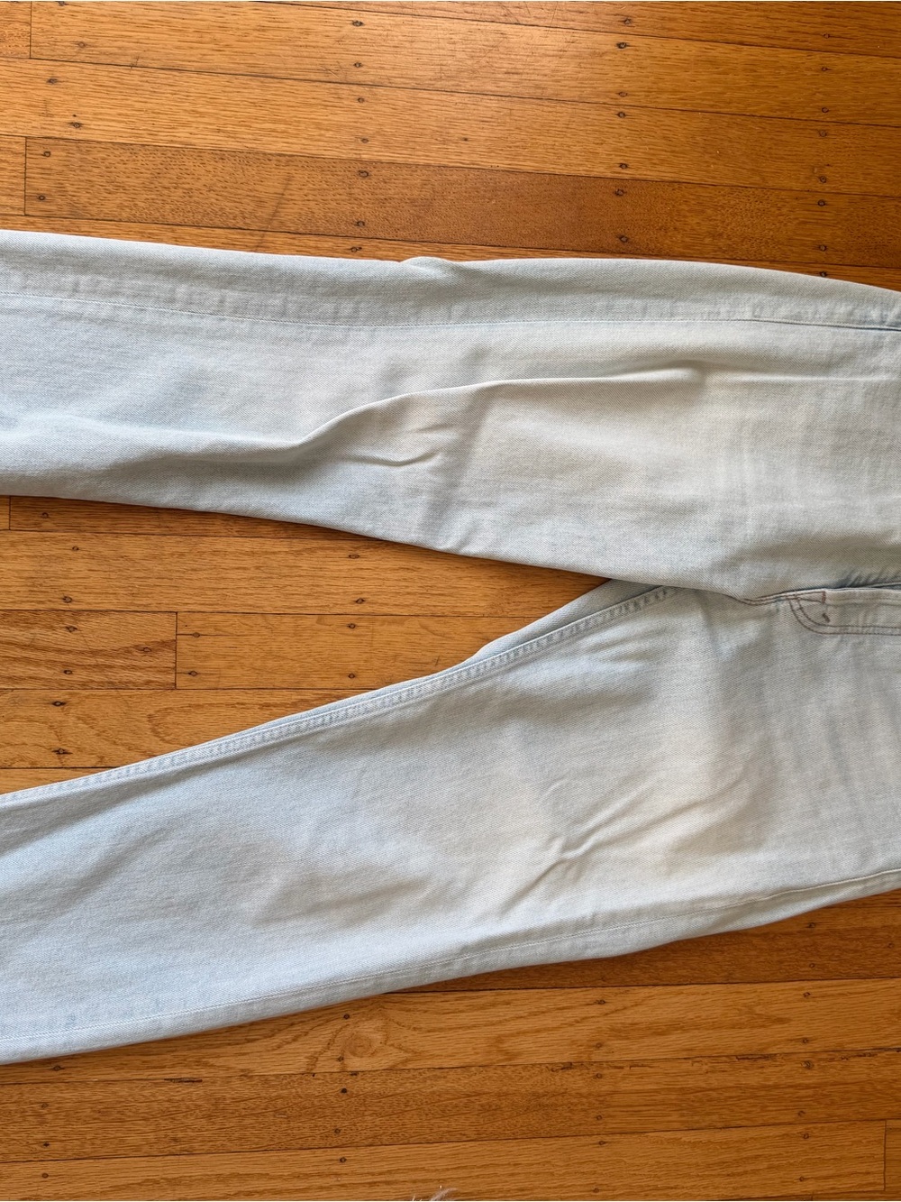 MOTHER Light Wash Skinny Jeans